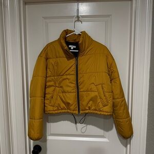 Mustard Yellow Puffer Jacket